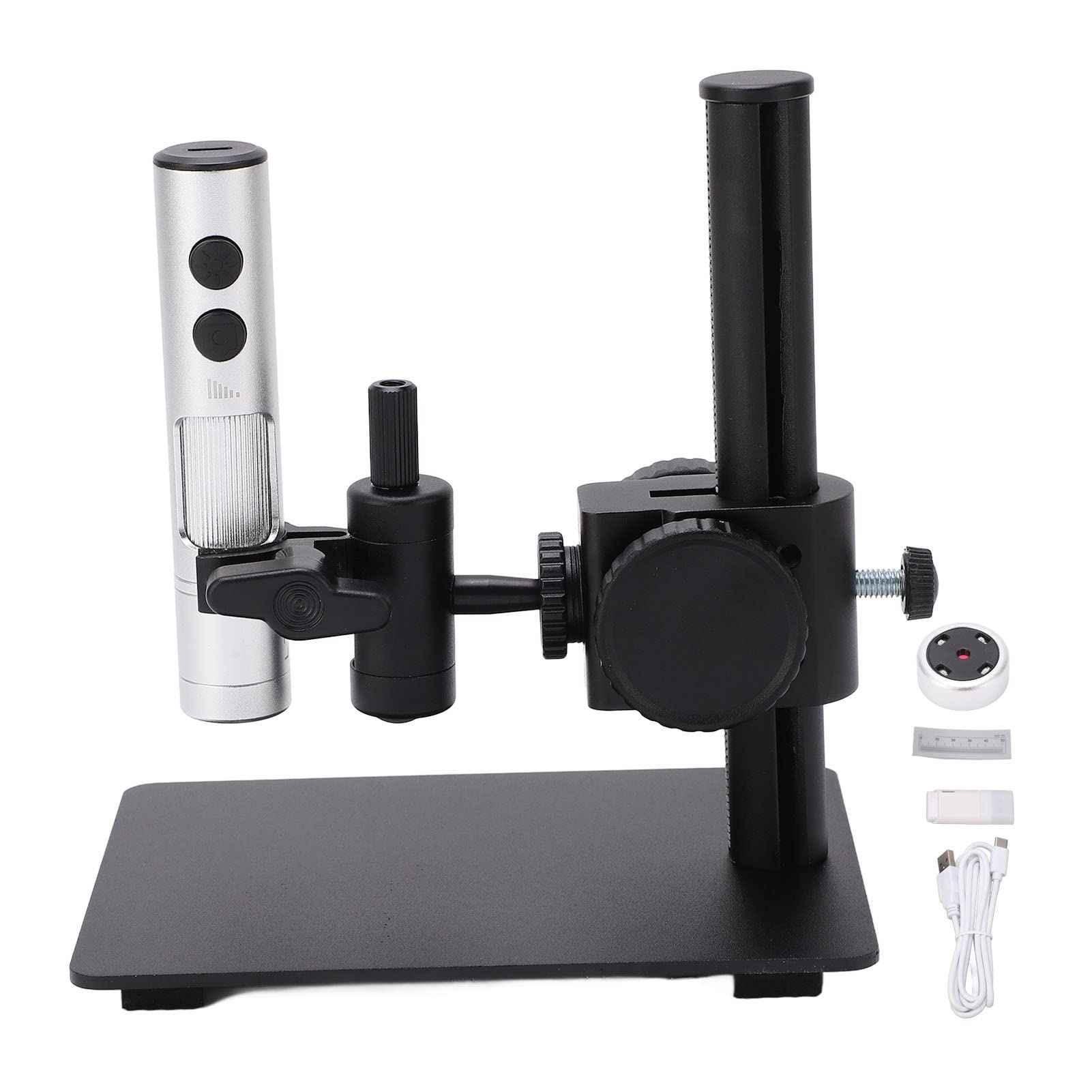 Aramox Hand-Digitalmikroskop, USB-Mikroskop mit 12 MP Chip, 3840 X 3104 Auflösung, 750-fache Einstellbare Vergrößerung, Infrarotlicht für CNC-Arbeitsplätze, Inspektion, Reparatur, Studie