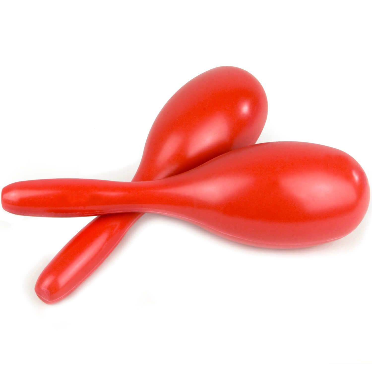 Tiger MAR49-RD Full Size Plastic Maracas - Red Pair