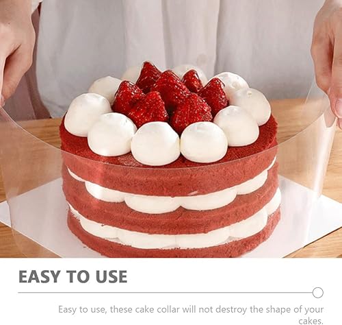 Miniatura 6 de iplusmile 1 rollo de borde de pastel de acetato de aluminio decoración de pastel de borde de pastel de cumpleaños collar de pastel de hornear