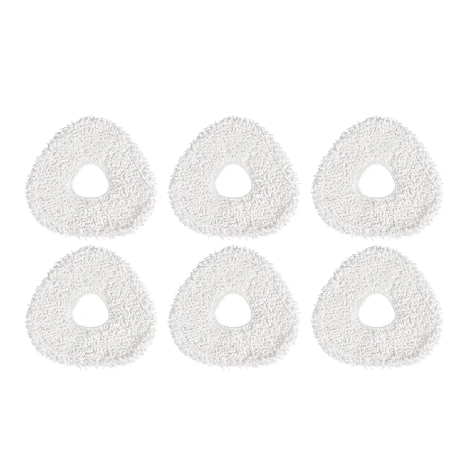 SLAQEYDJS Mop Cloths Replacement Accessories, Compatible With Narwal T10 J1 J2 Robot Vacuum Cleaner(6pcs mop)