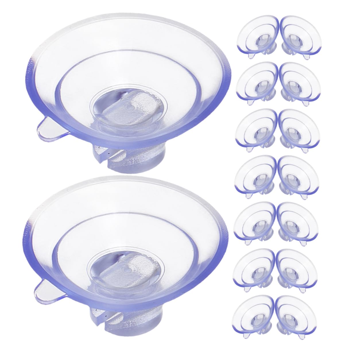 STOBAZA 60pcs Suction Cups for Fairy Lights Heavy Duty Transparent Holders for Indoor Outdoor Holiday Decorations Window Hooks Easy Installation for All Occasions