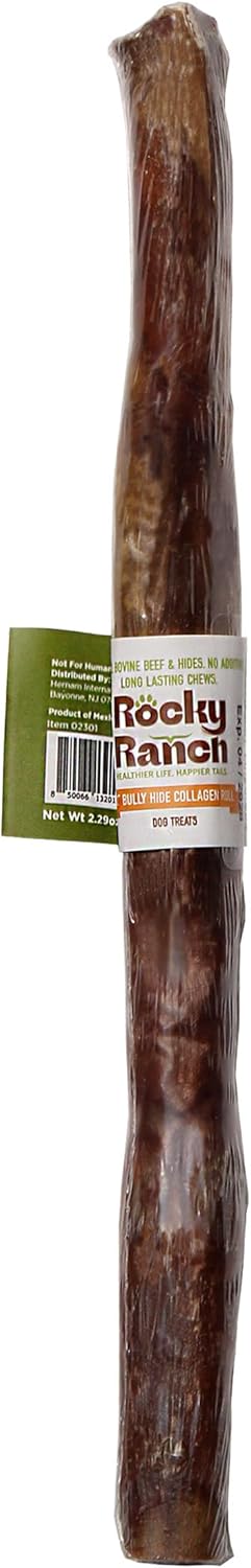 Rocky Ranch, Hard Chewer Bundle Pack, Beef Flavor, 8 oz, Adult Dog, Natural Chew Treats, Dental Care, High Protein. No additives