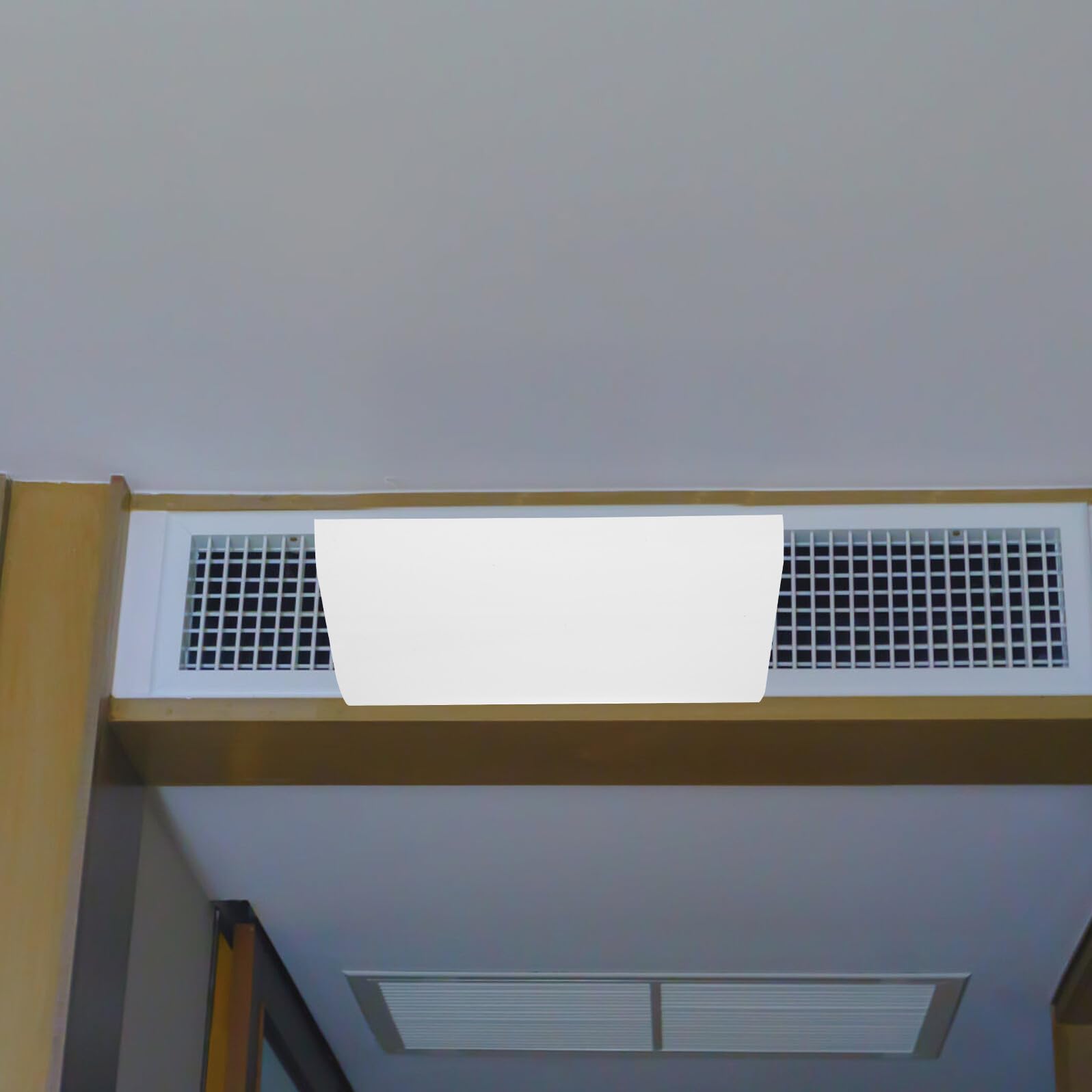 Housoutil Deflettore Regolabile per Condizionatore D’aria 40 Cm Trasparente Protezione Anti-soffiaggio Diretto, Deflettore di Ventilazione per Climatizzazione Domestica e Ufficio