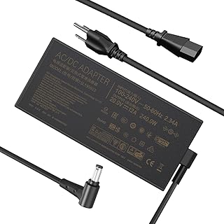 240W ADP-240EB B Zephyrus Charger Fit for ASUS Zephyrus 15 M16 G513RM GL531GT GA502DU TUF S15 S17 G15 A15 F17 FX517ZM FX517ZR FA507RE FX506LI FA707XU GX550LXS RTX3050 Flow GV601 Gaming Laptop Power