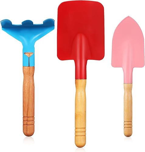 3 herramientas para suculentas, mini herramientas de jardín, pala de mano para jardinería, rastrillo de paleta de jardín, kit de herramientas para