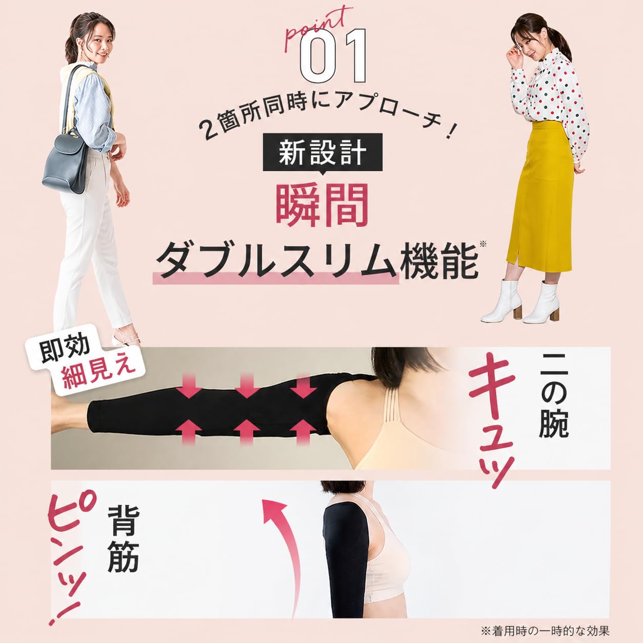 Amazon.co.jp: 【冷感・半袖タイプ】スリムフェザー COOL 着圧 二の腕