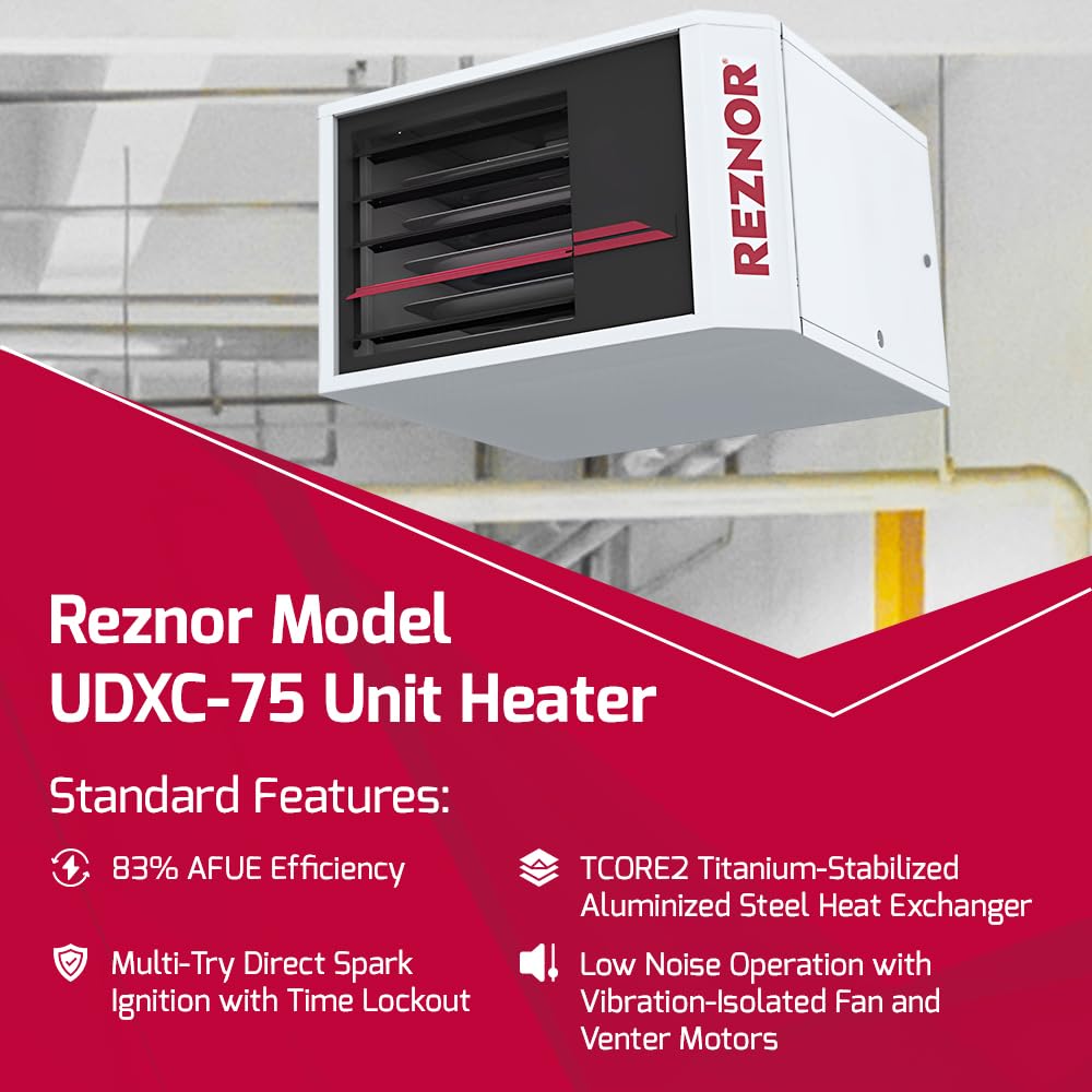 Amazon.com: Reznor 75,000 BTU Unit Natural Gas Heater Indoor Use