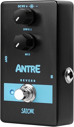 Miniatura 7 de Satone S806 Tubo Overdrive Pedal de efecto de guitarra eléctrica - Pedal de metal acústico preestablecido con efecto de sobremarcha de impulso medio
