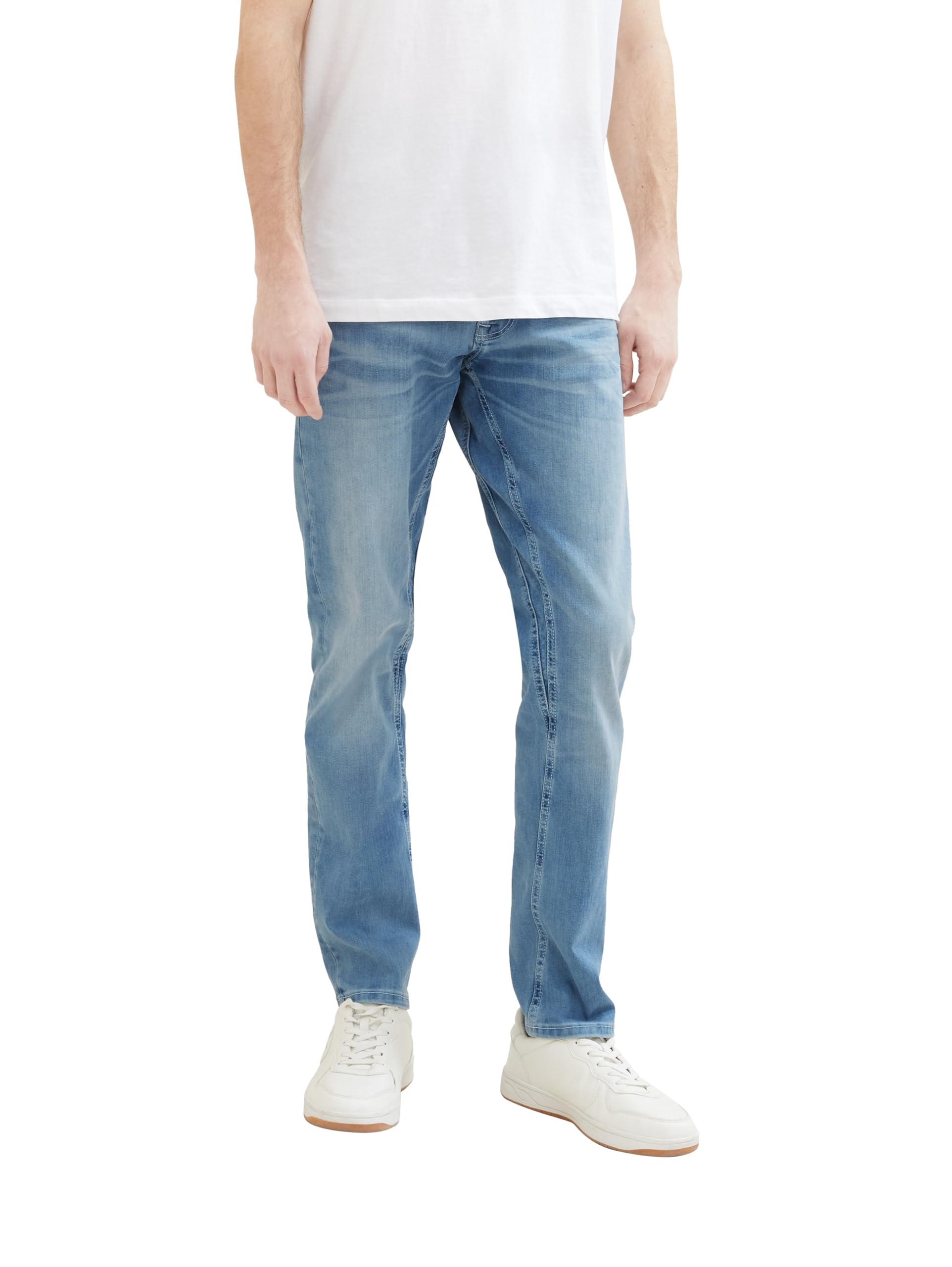 TOM TAILOR Men's Tapered Regular Jeans with Stretch