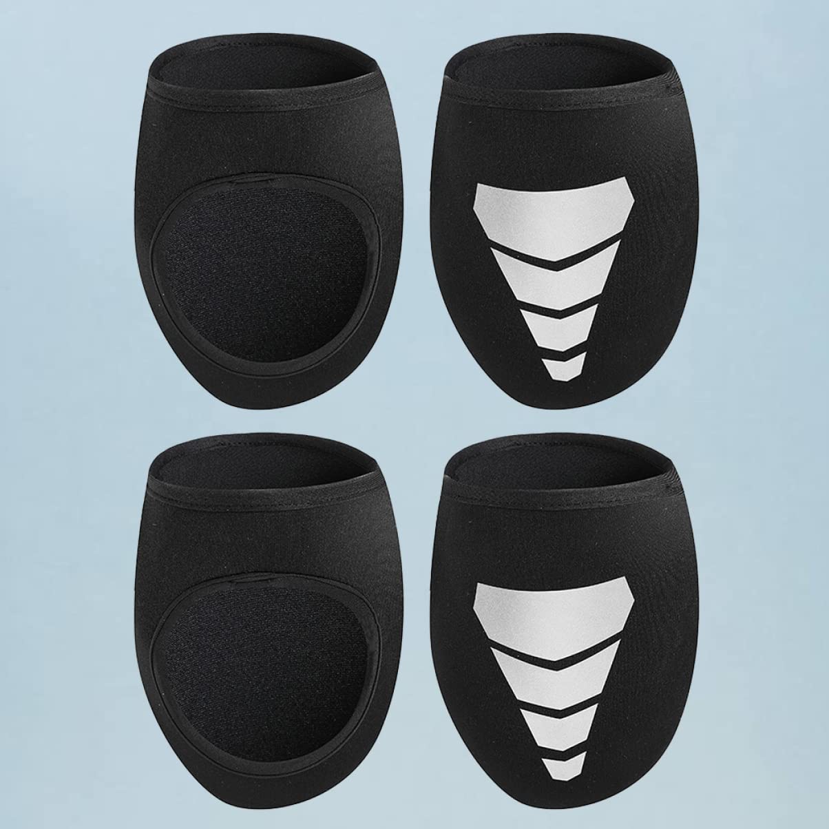 BESPORTBLE Lot De 3 Couvre-Chaussures De Cyclisme - Chaussettes Réfléchissantes Incluses - Matériau Néoprène 2 Paires*3