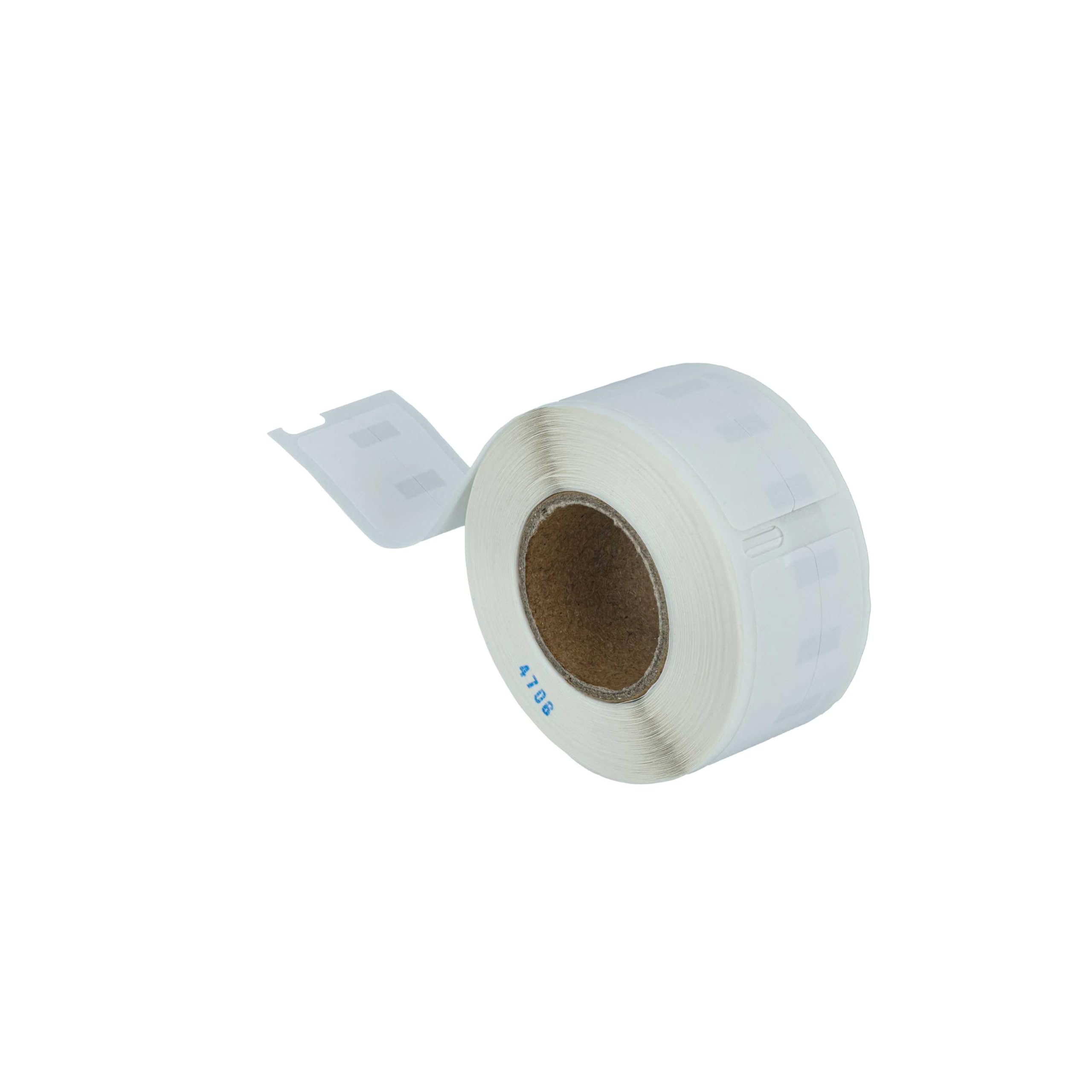 vhbw 50x rotolo etichette 12mm x 50mm (220 etichette) sostituisce Dymo 99017 per etichettatrice bianco