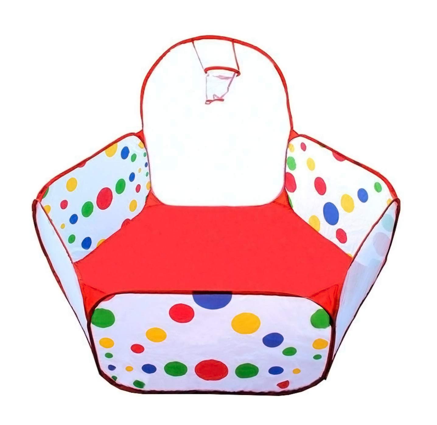 Magicwand Large Size Polyester Multi-Colored Polka-Dot Pop-up Activity Ball-Pool with 35 Balls【Multi-Colored】【Age up to 3 yrs】 - Image 8 thumbnail