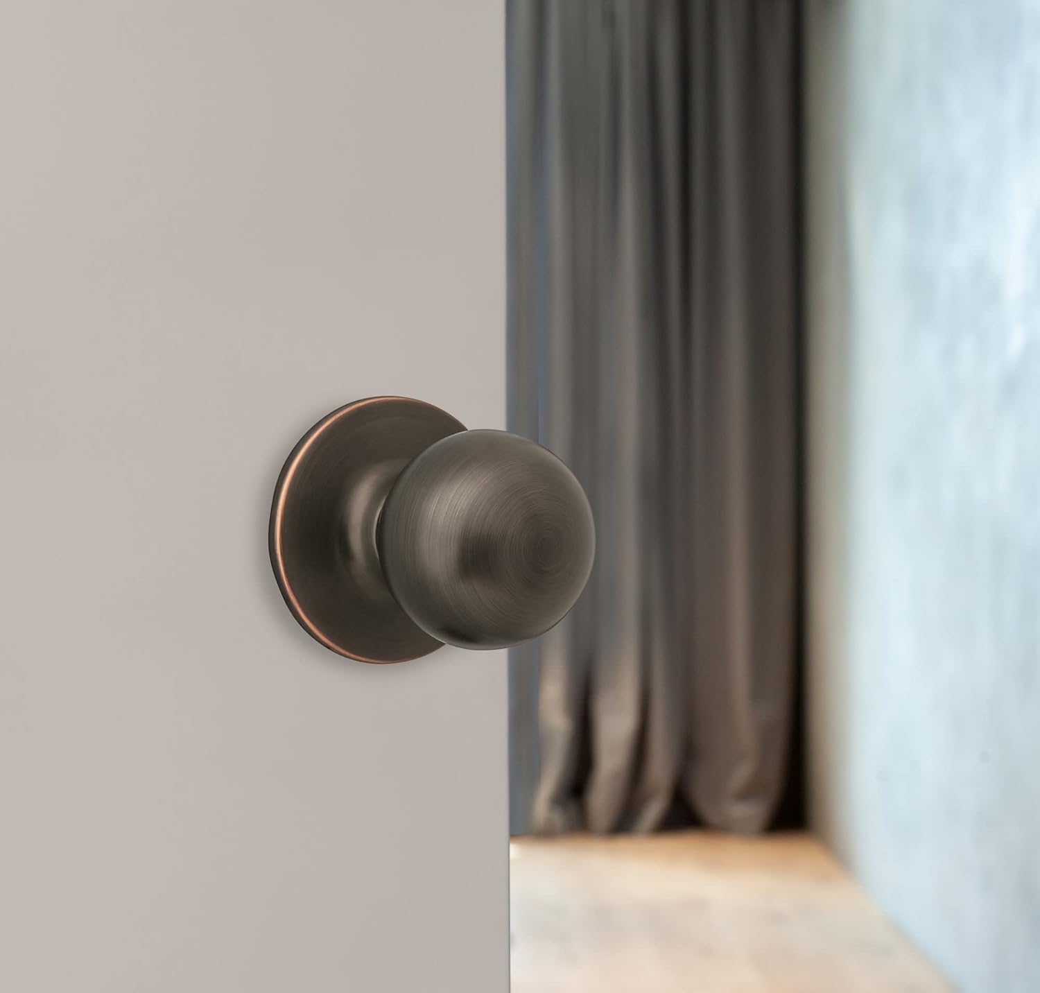 Design House 791616 Ball Dummy Door Knob Oil Rubbed Bronze
