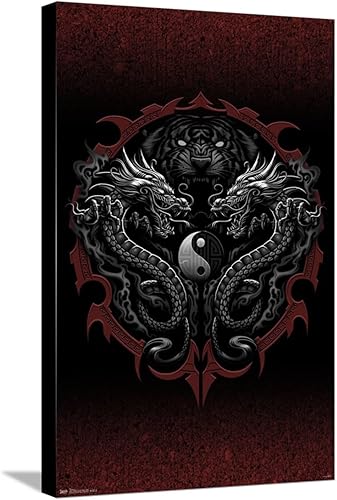 Trends International Rising Bengal Canvas Wall Poster