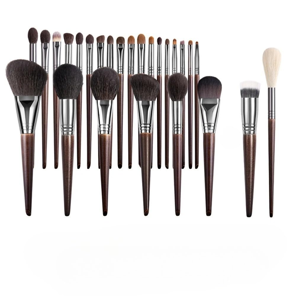 Naturale Capra Capelli Trucco Pennelli Set Professionale Kit brocha maquillaje pedzle do makijazu miscelazione sbavatura pennello shader