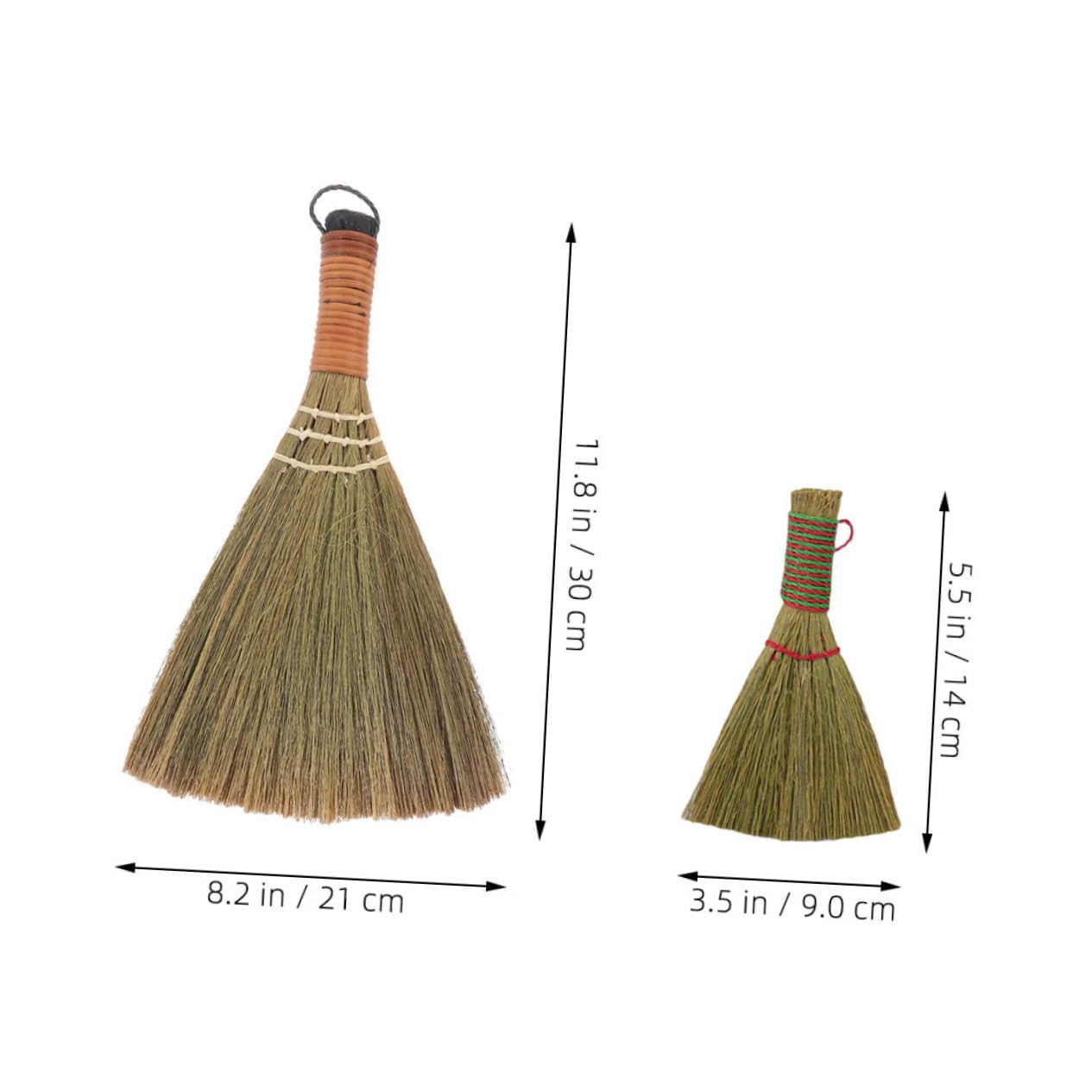 FUNOMOCYA Versatile Indoor Floor Cleaning Broom Soft Bristles Miniature Handheld Sweep