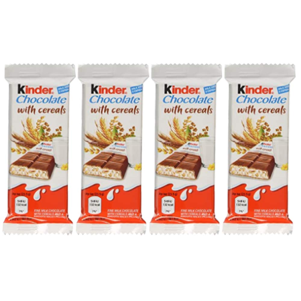 Kinder Chocolate with Cereals, 4 x 23.5 g (105117070) Amazon.in Grocery & Gourmet Foods
