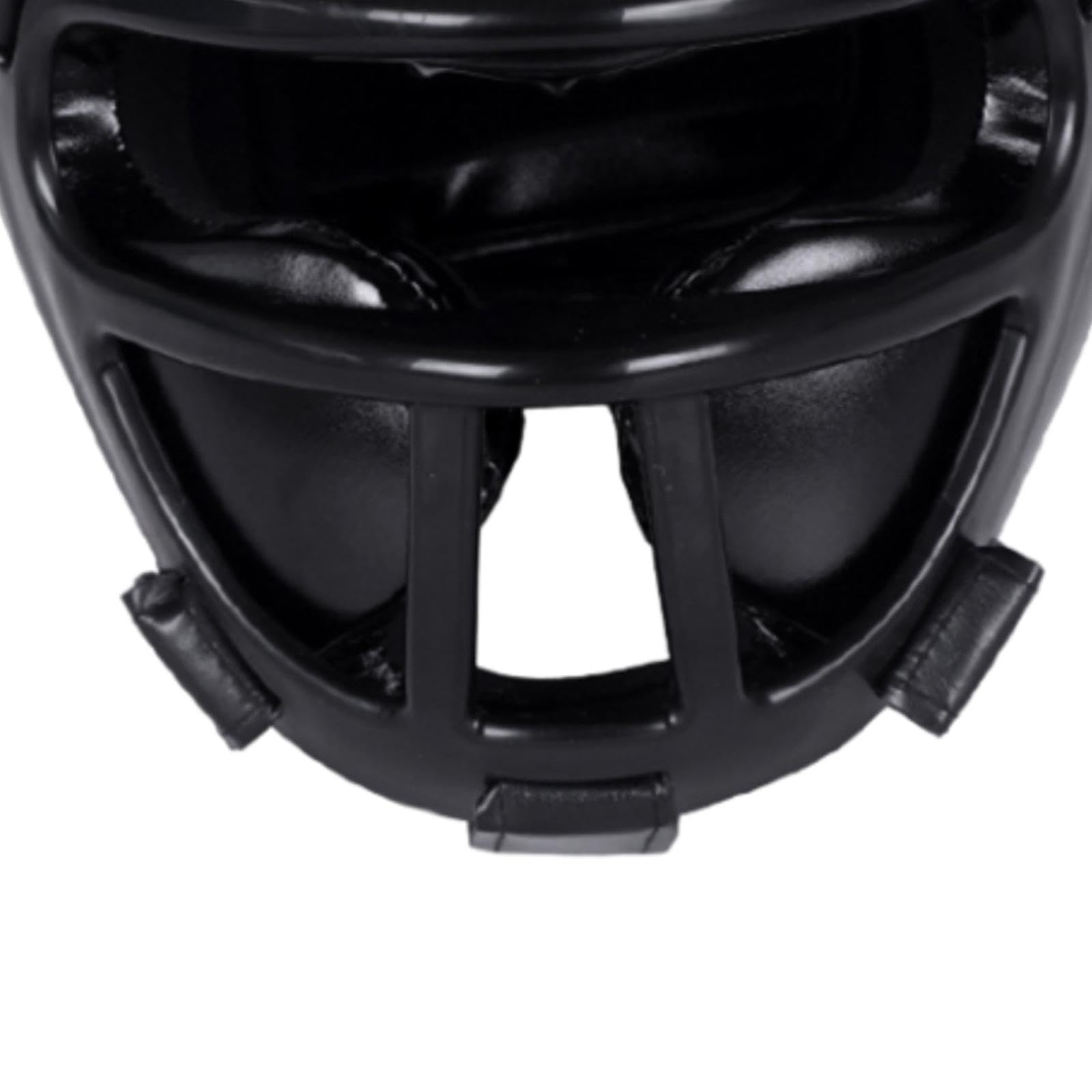 Casco unisex portatile per arti marziali, muay thai, karate, colore nero, M