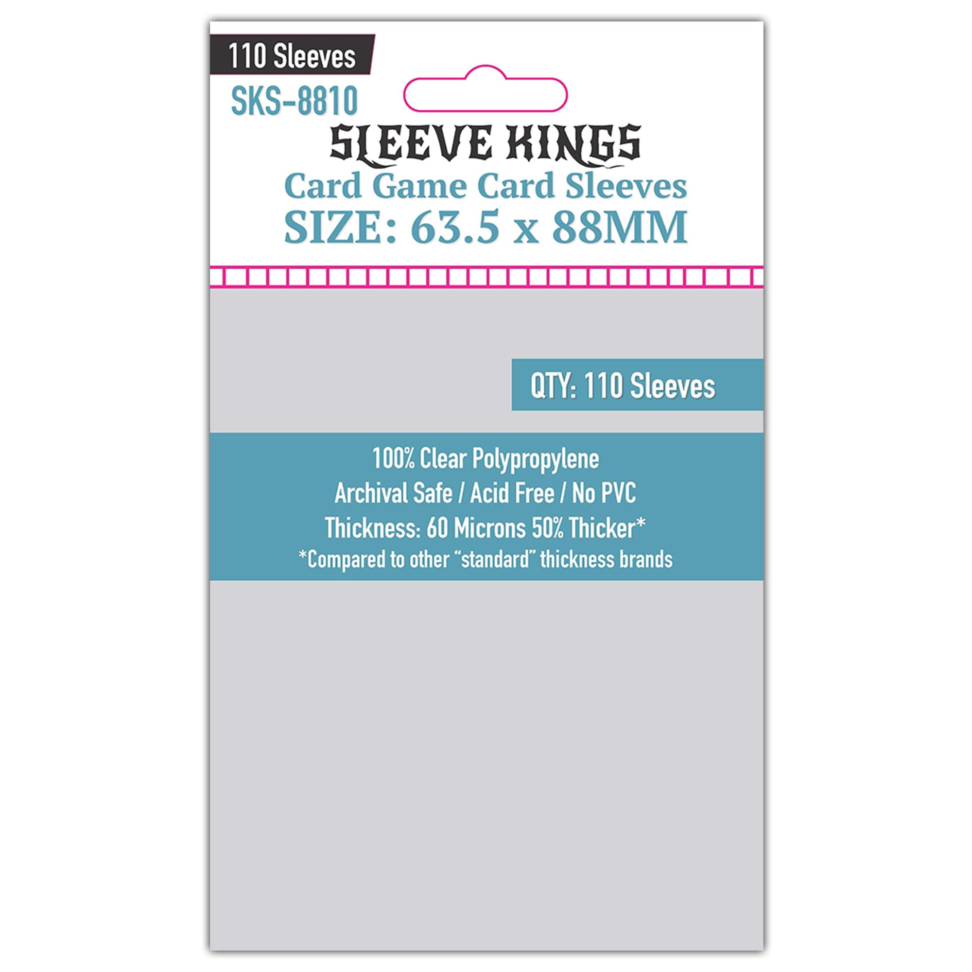 Sleeves Sleeve Kings (63.5x88mm, 110ct) Clear