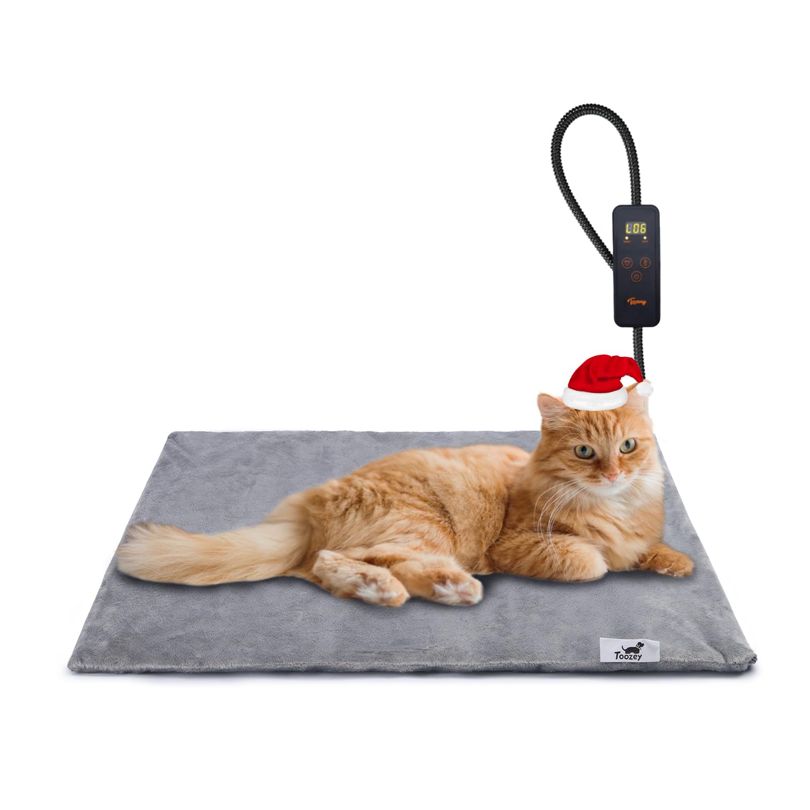 Toozey Katzen & Hund Heizmatte Innen 45 * 40cm, Timing & Temperatur Ei