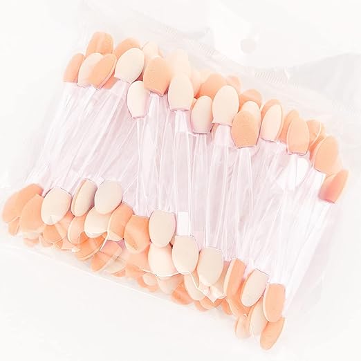 50 Pcs Eyeshadow Brush Set Bulk Disposable Makeup Eye