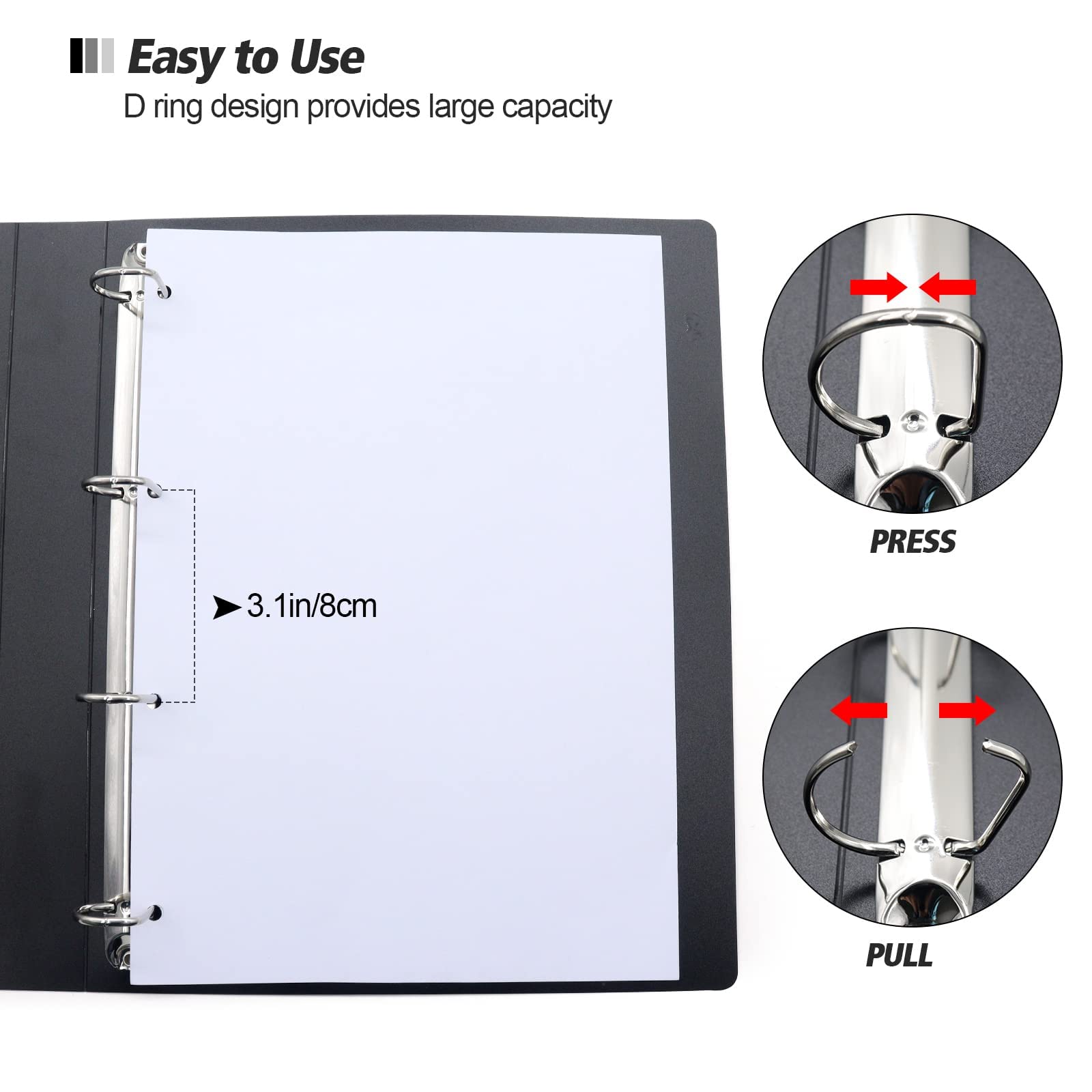 RNK Certificate Ring Binder A4 - Football Fever Design, 4-Ring Mechanism, 35mm Capacity, Gift For Students - View #9