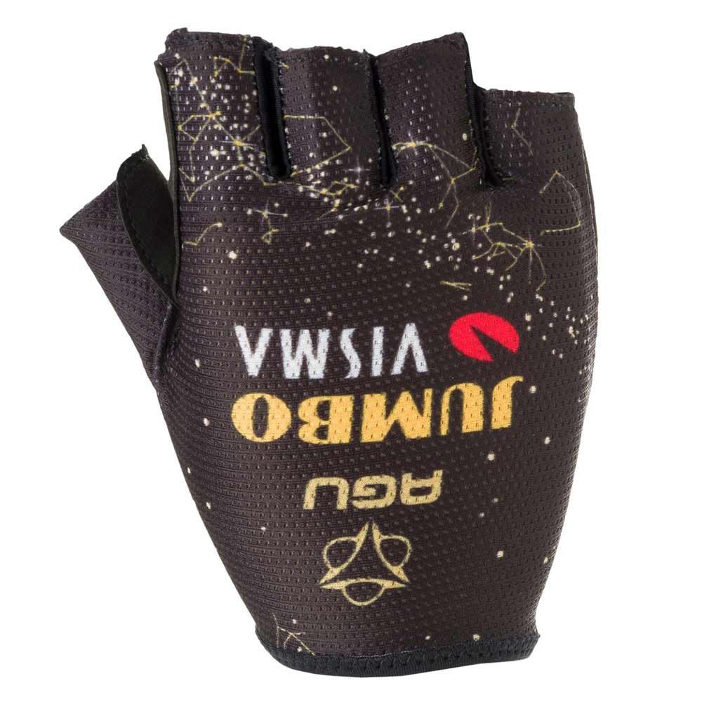 AGU Velodrome Tour de France 2023 Gloves Team Jumbo-Visma - Schwarz