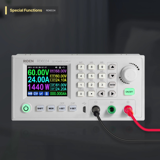 その他 RIDEN RD6024 DC POWER SUPPLY Amazon.com: RD RD6024W 60V 24A Communication Version DC DC Voltage
