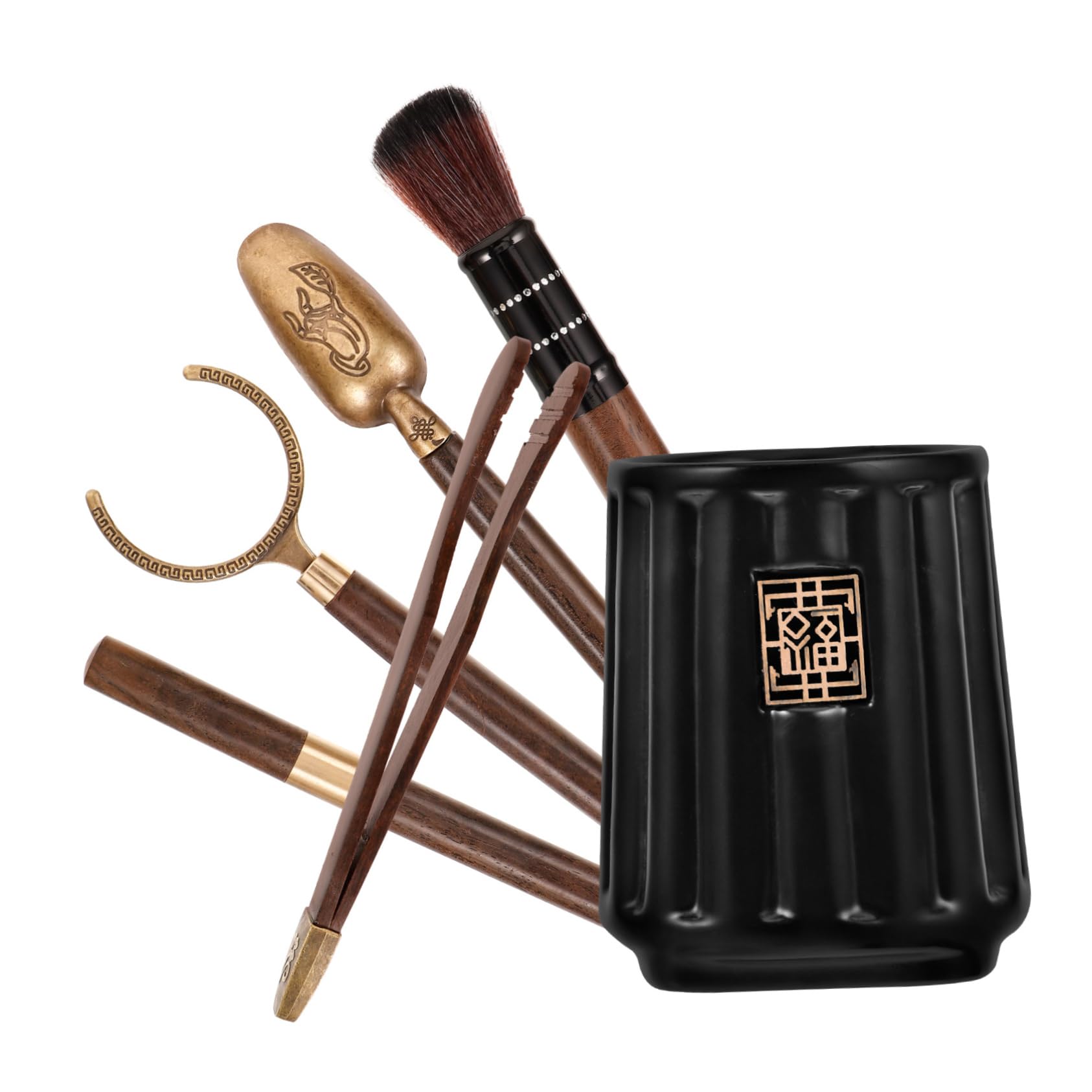 PartyKindom 4sätze Teezeremonie Elegantes Chinesisches Tee-Set Mit Sechs Zubehörteilen Für Gongfu-teezeremonie Hergestellt Für Teeliebhaber Und Traditionelle Zeremonien