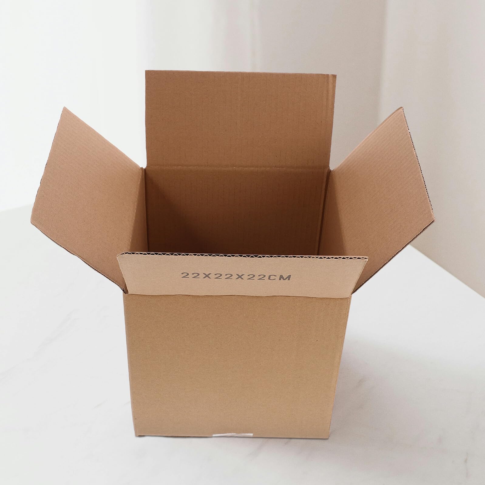 POPETPOP 5pezzi Scatole da Spedizione in Cartone Scatole da Imballaggio Quadrate Robuste per Traslochi e Spedizioni per Materiali da Imballaggio