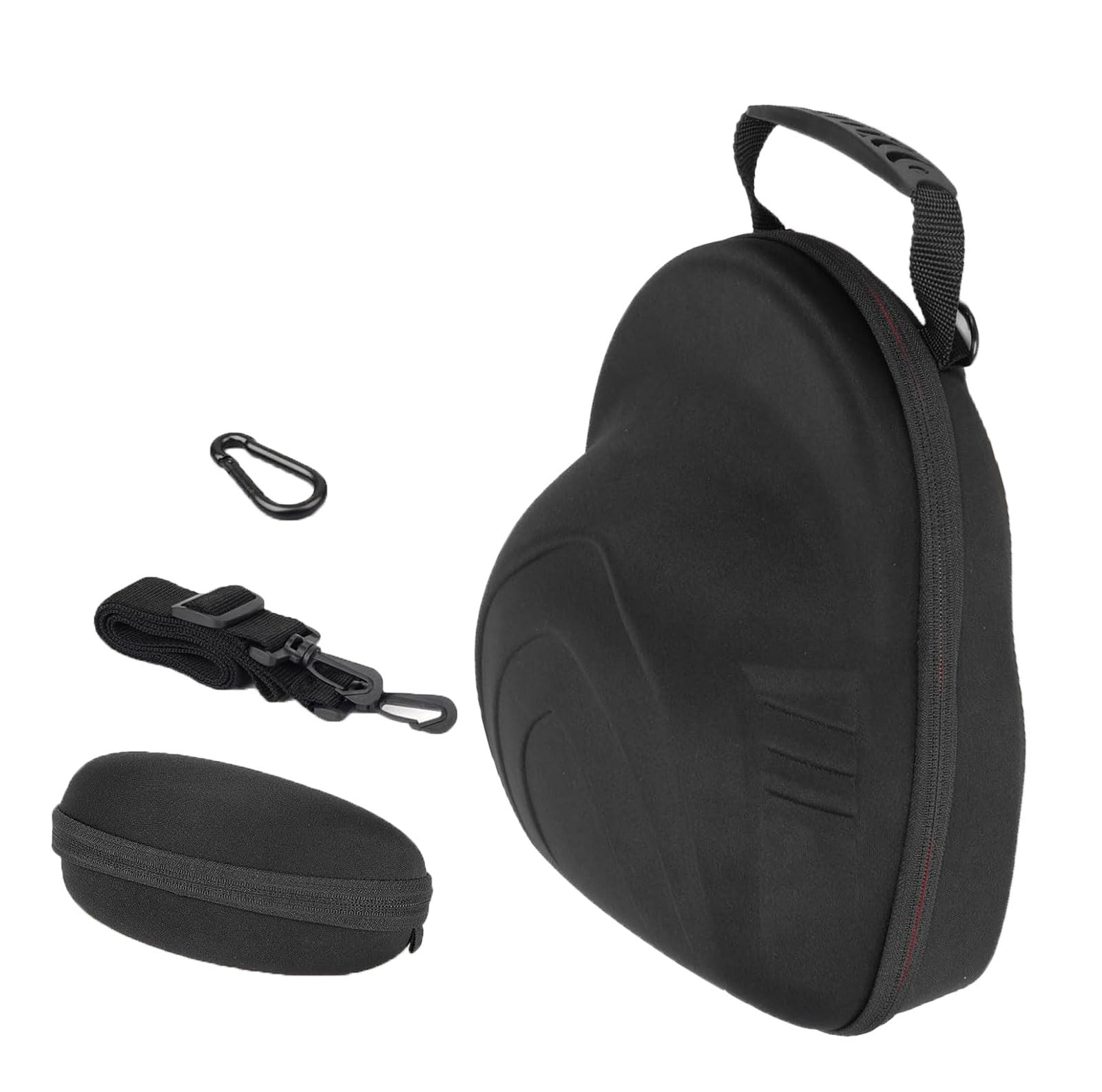 SHINLHUA Stylish EVA Baseball Cap Storage Comfortable Strap Protective Compartment for 6 Hats Stylish EVA Baseball Cap Storage Comfortable Strap Protective Compartment