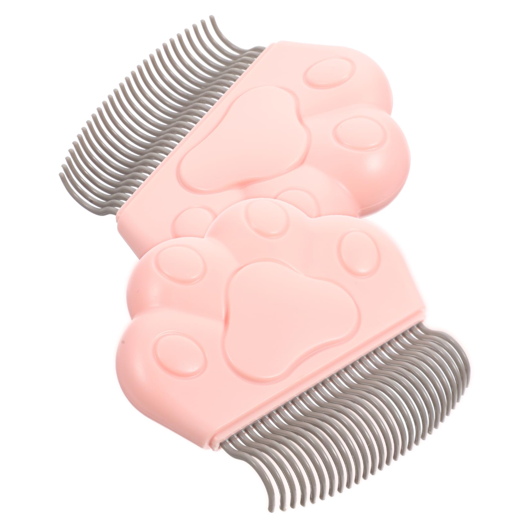BELLIFFY 2pcs Cat Comb Close Tooth Pet Hair Removal Grooming Brush for Dogs Cats