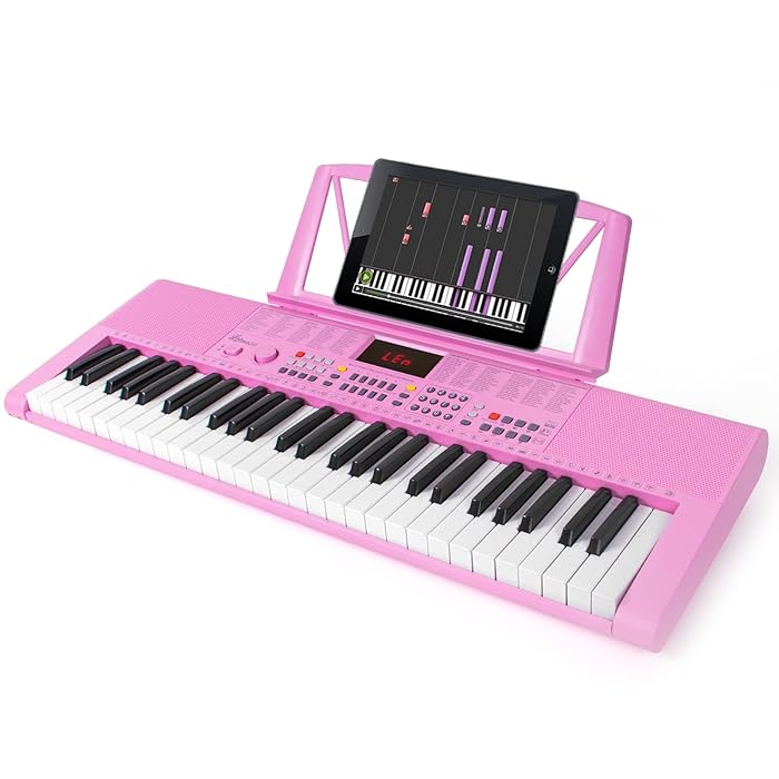 Buy Portable Keyboard Piano,54Key Electronic kids learning mini
