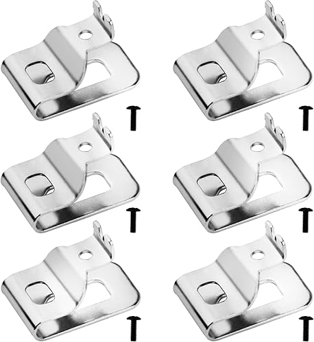 Clips de cinturón para herramienta Dewalt de 20 V, clip Dewalt 6 piezas de repuesto para herramientas Dewalt de 20 V Max, clips de acero inoxidable