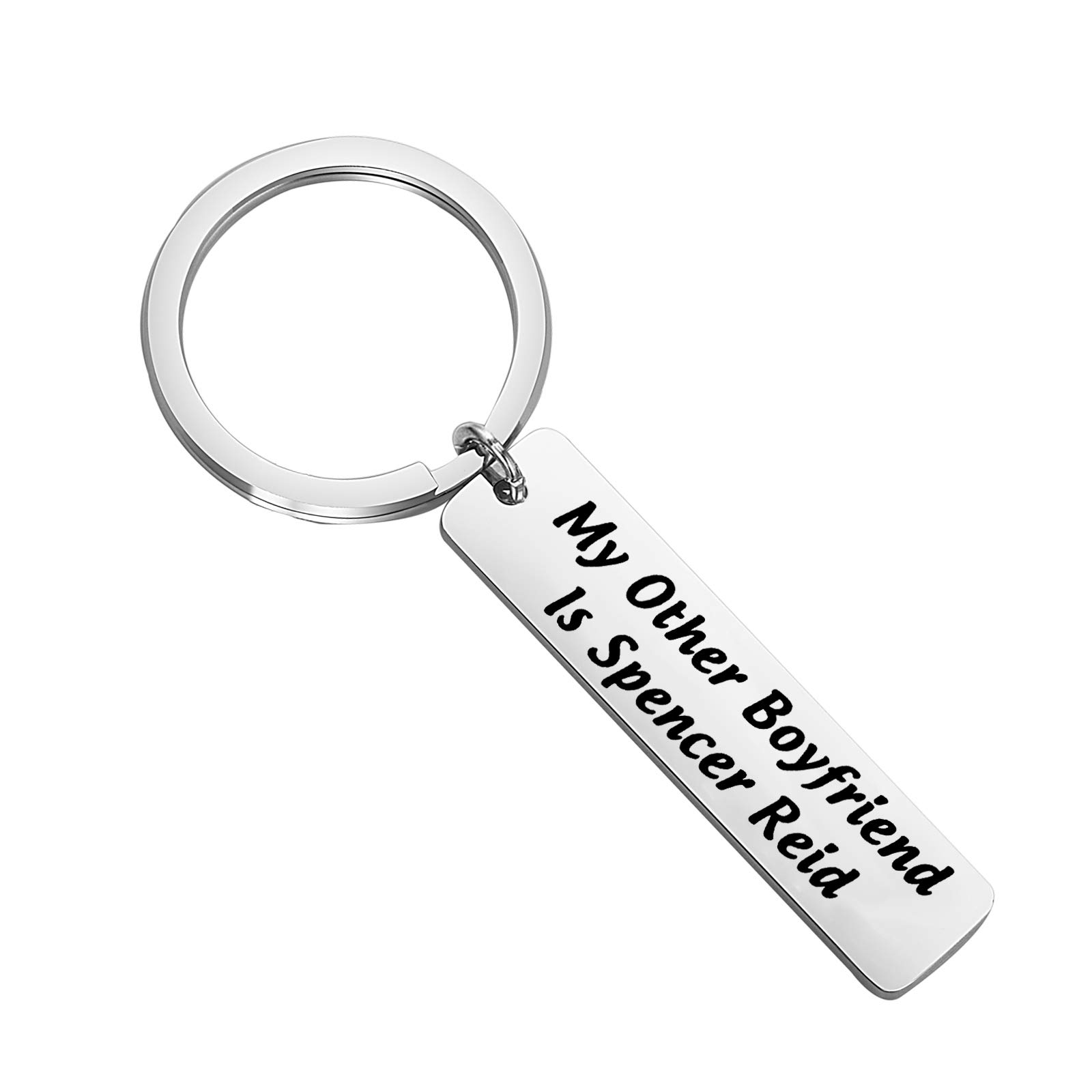 BAUNASpencer Reid Keychain Spencer Reid Fans Gifts Criminal Minds TV Series Gifts My Other Boyfriend Is Spencer Reid Criminal Minds Jewelry