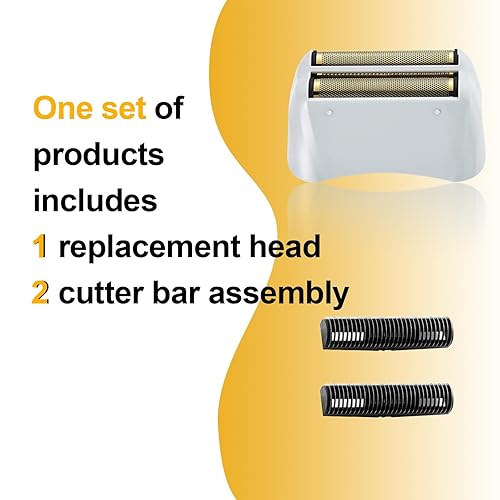 Paquete de 4 láminas de repuesto para afeitadora Pro y cortadoras compatibles con la afeitadora andis 17150 (TS-1) ProFoil de repuesto de litio,