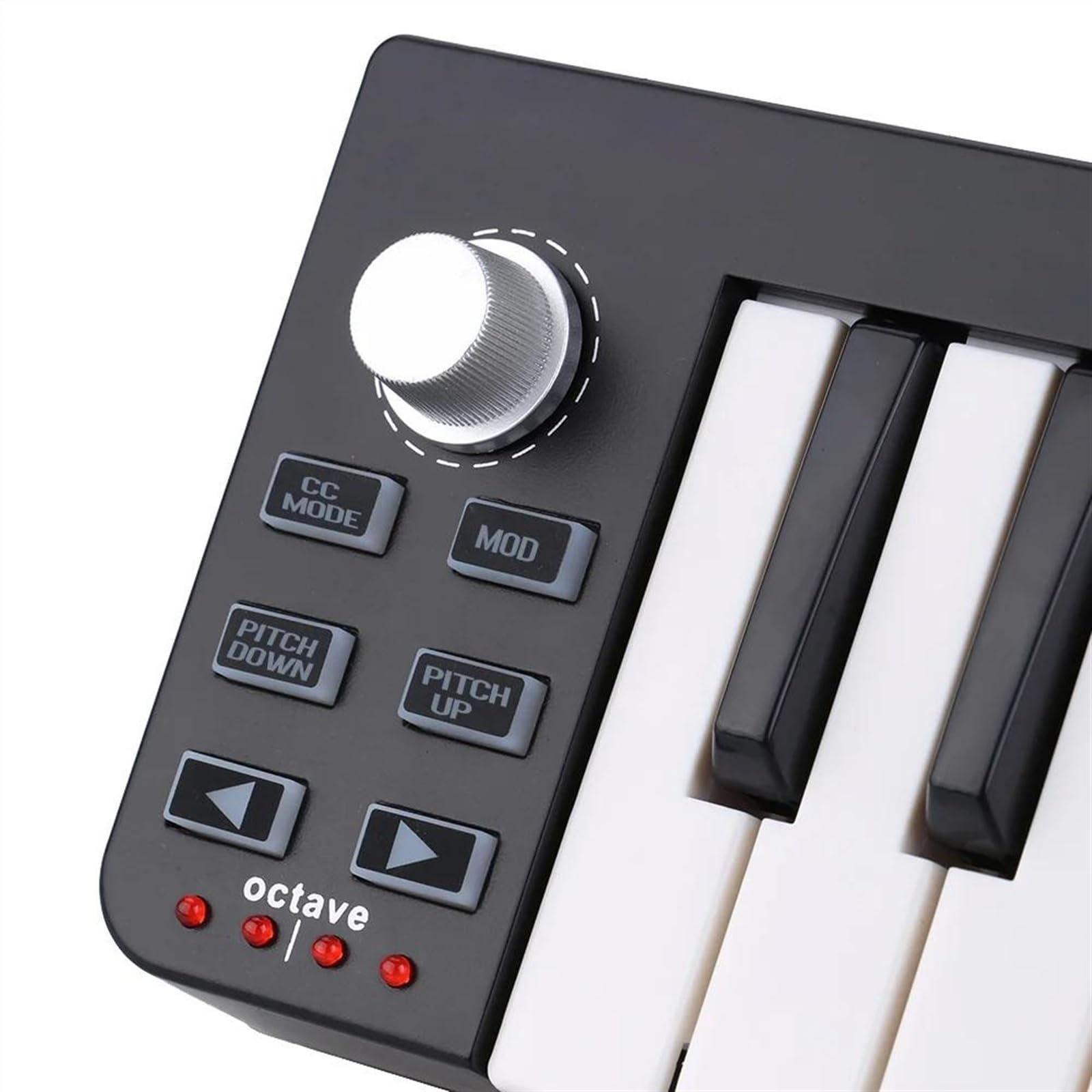 Przenośna Klawiatura 25 Klawiszy Czułych Na Prędkość, Kontroler USB Instrumenty Klawiszowe Elektroniczne Pianino dla Początkujący