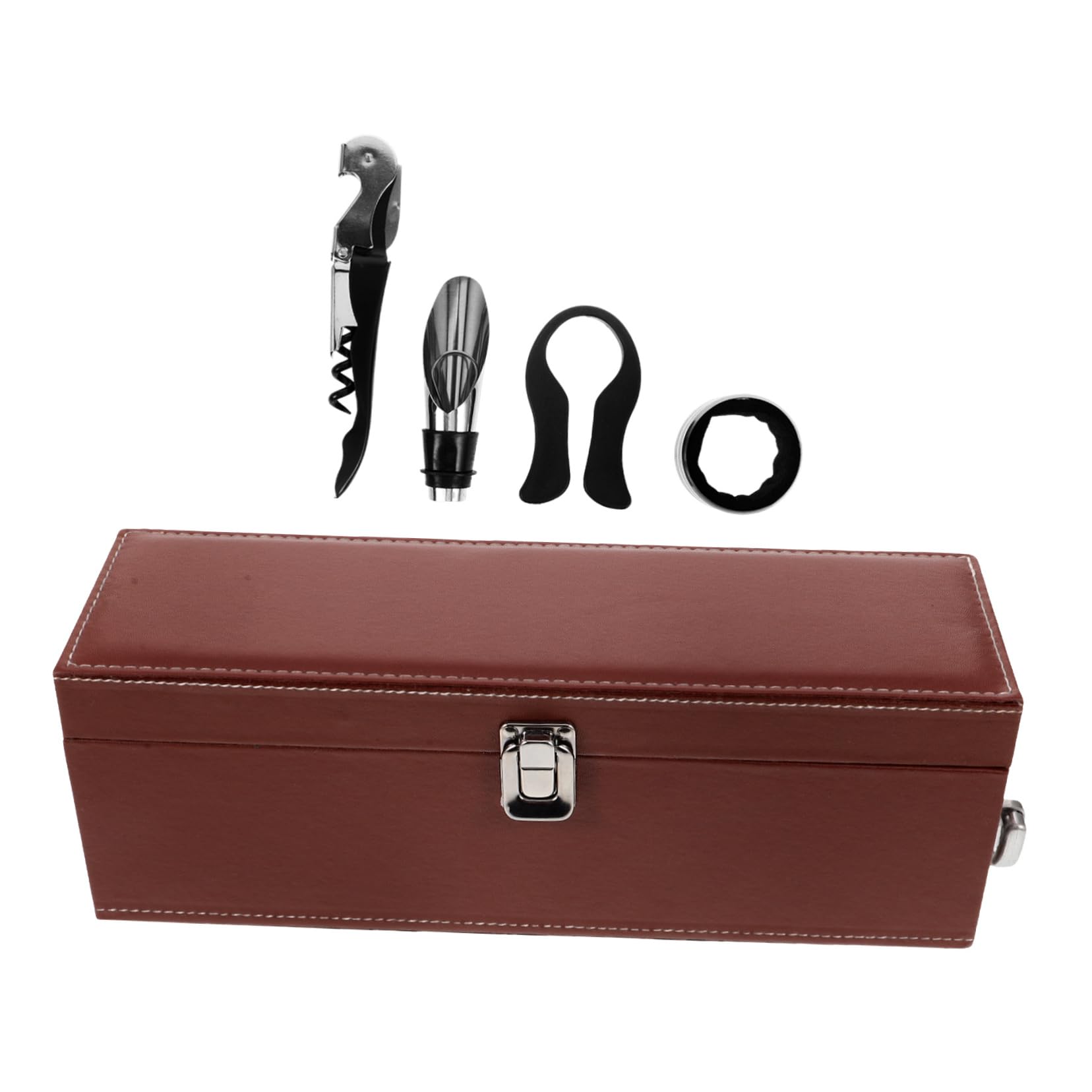 Kunstleder Weinflaschenbox Mit Griff Für Rotwein Und Bieraufbewahrung Geschenkverpackungskiste Für Und Partydekoration Schöne Weinbox Für Wein Und Biersorten