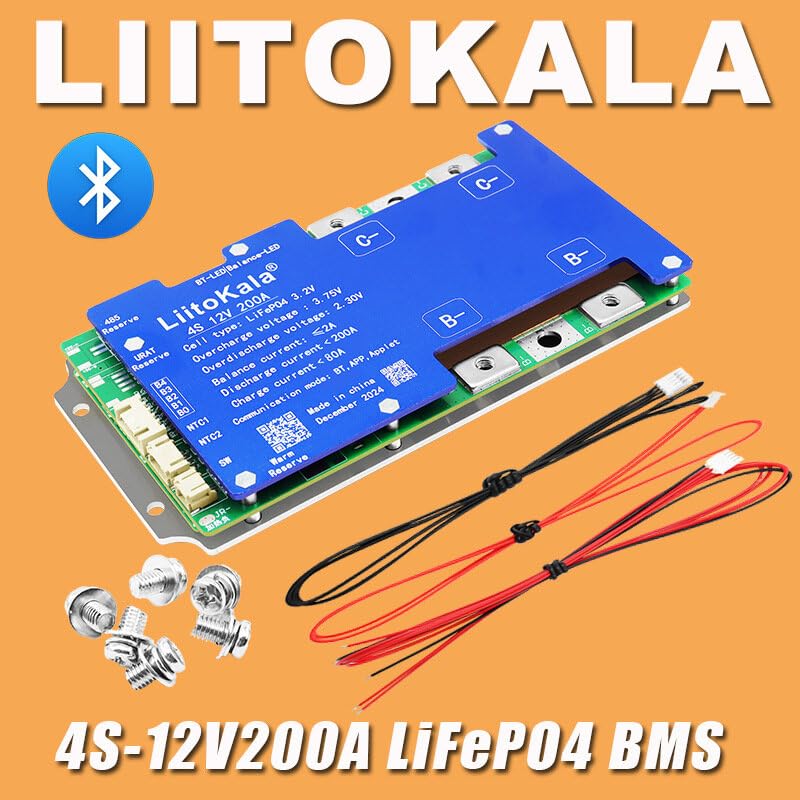 VIDOO Scheda Protezione Sistema Gestione Batteria 4S 12V Protezione Alta Corrente Sovraccarico Scarica Profonda Avviatore Automobilistico-300A
