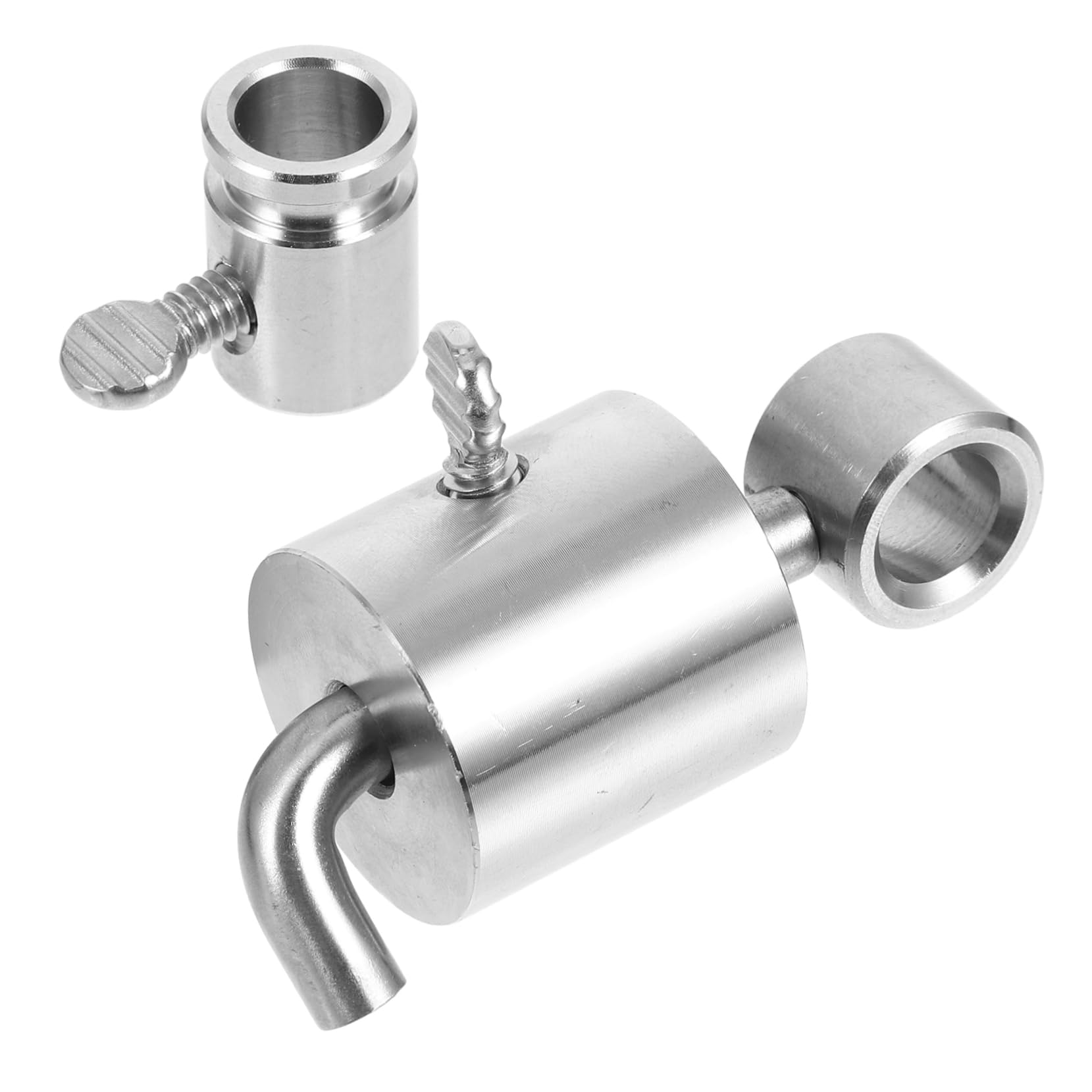 OFFSCH Rotisserie Rack for Grill Electroplated Chicken Rack Stainless Steel Spit Balance Weight