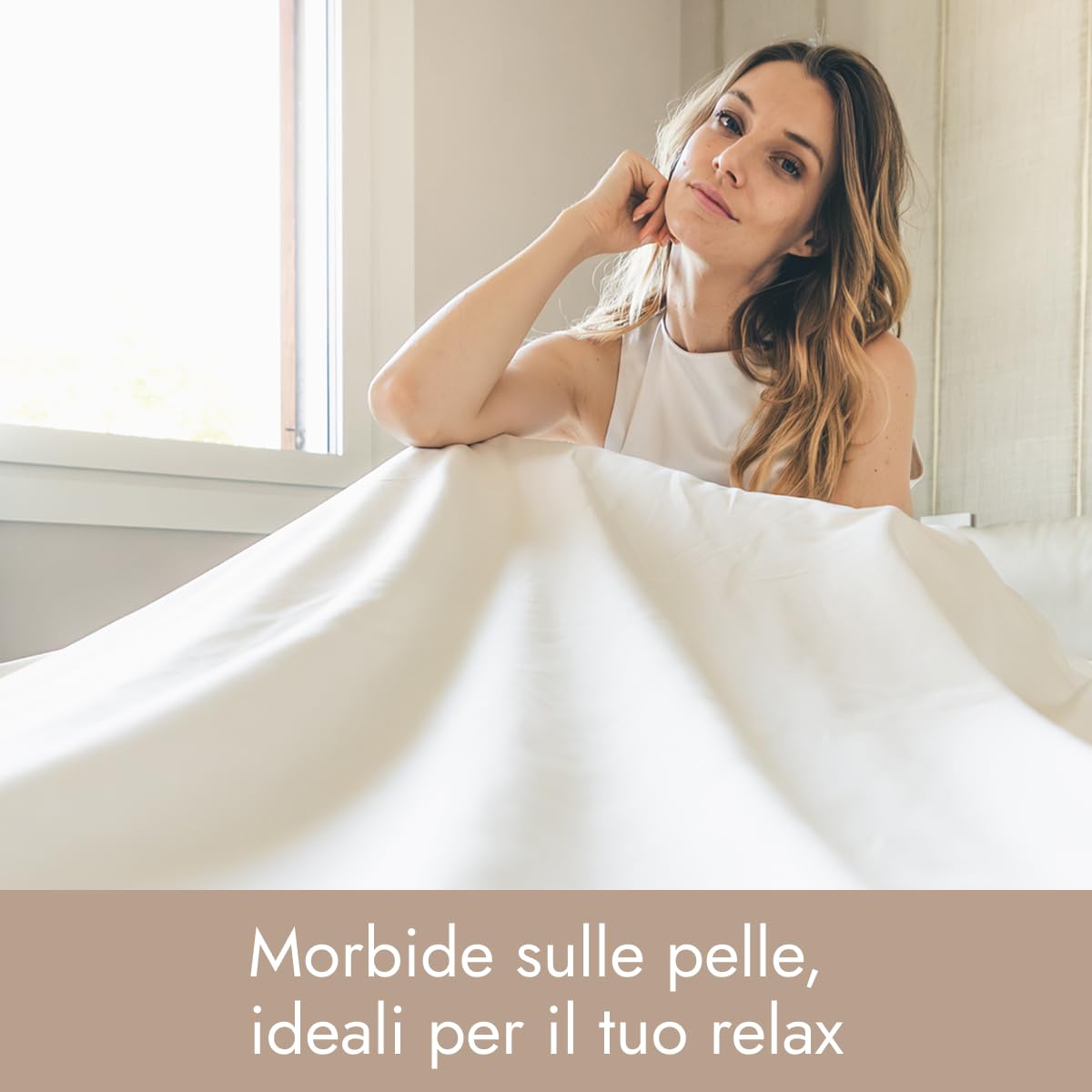 Intrecci Home Lenzuola 1 Piazza e Mezza, Lenzuolo Sopra in Raso di Puro cotone Satin, 190x295cm, Made in Italy, Morbidezza Suprema, Elegante e Confortevole, Tinta Unita