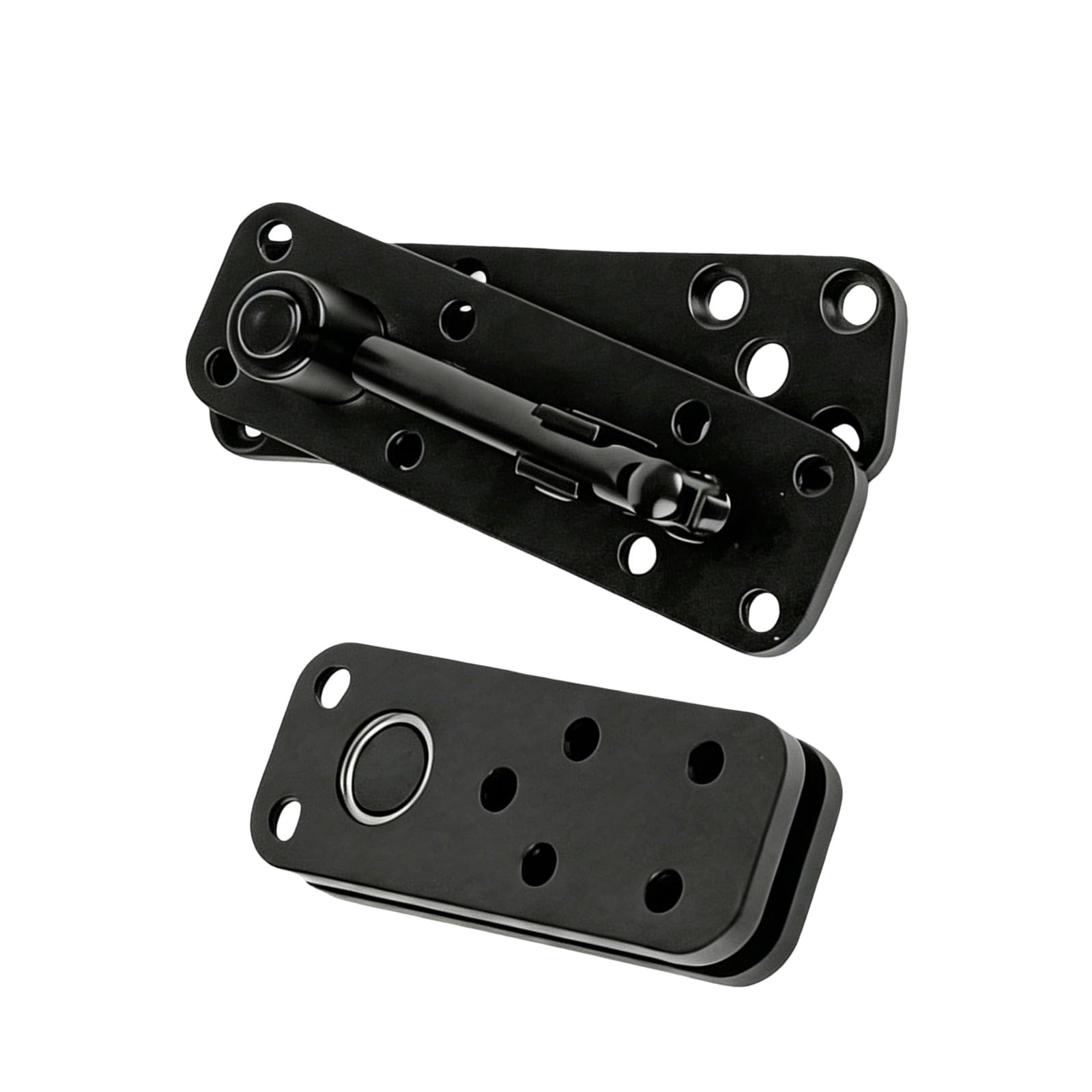Strength Stainless Steel Invisible Pivots Hinge Supports 360 Rotating Upper and Lower Hinge for Thick Wood Door Heavy Duty Hidden Door