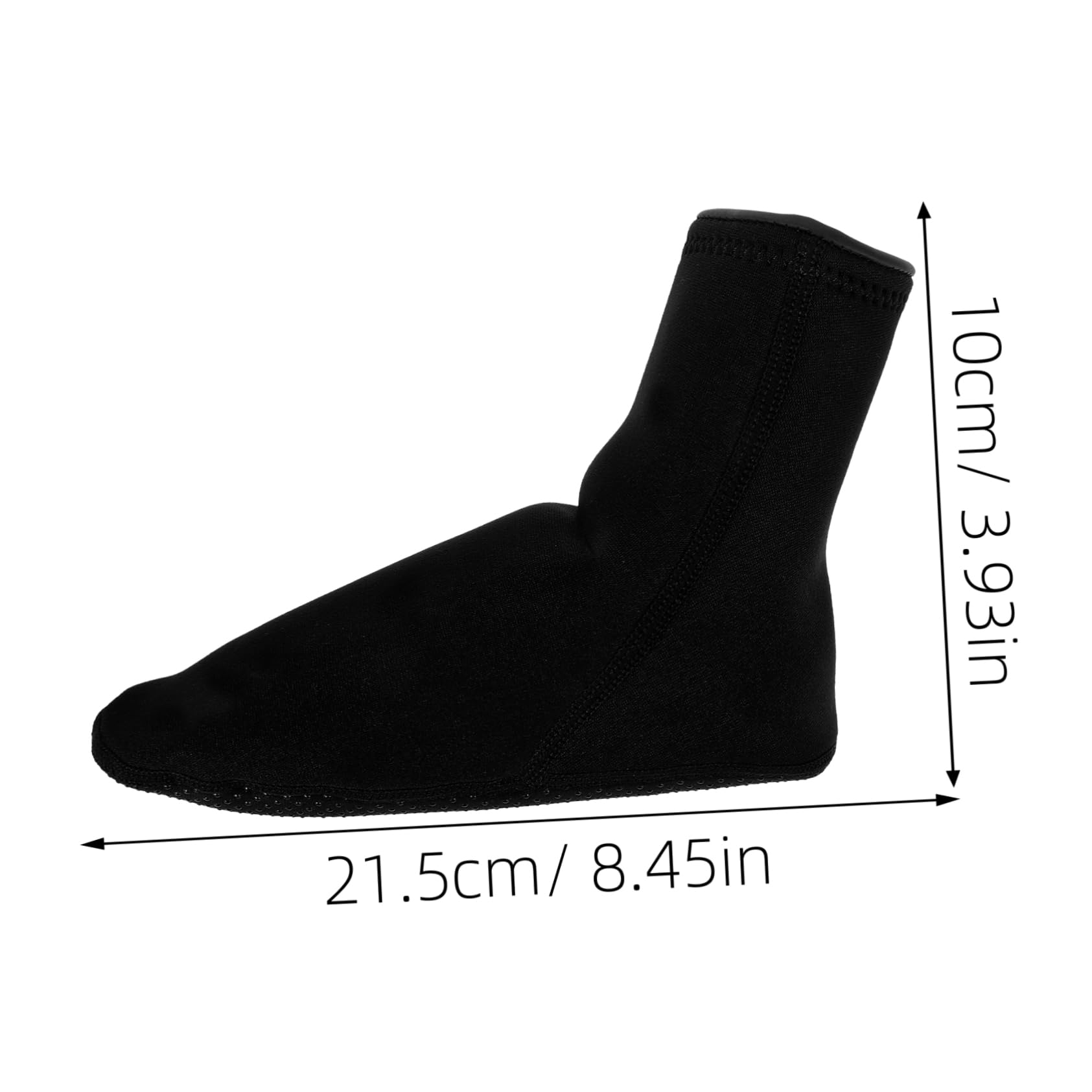 Abaodam 1Pair Neoprene Diving Socks Swim Socks with Slip Design for Beach Outdoor Activities for Snorkeling Swimming and Scuba Diving Fits Men Women
