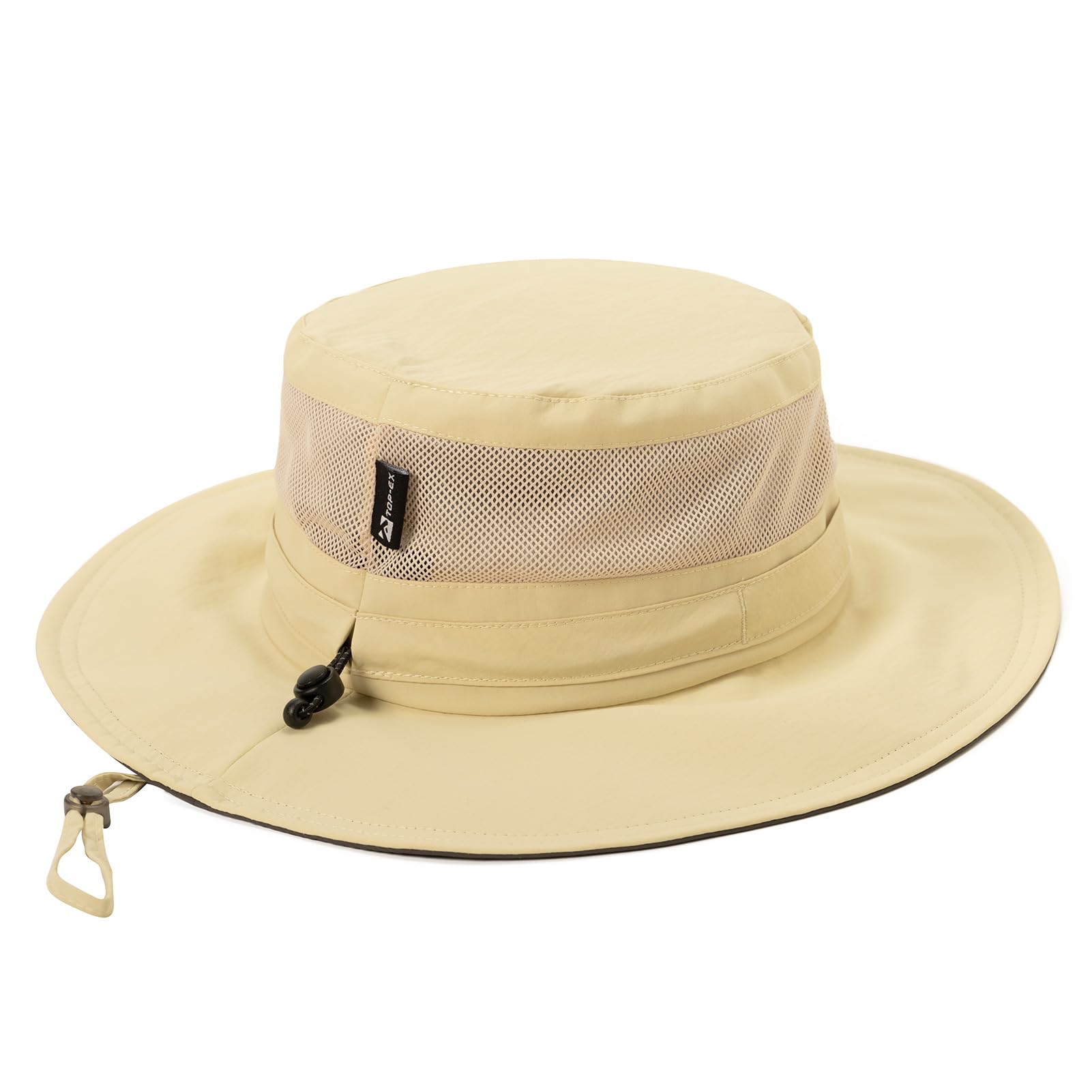 TOP-EX Chapeaux de soleil pour homme et femme avec UPF 50+, large bord, respirant, pliable, ajustement réglable (55 à 66 cm)