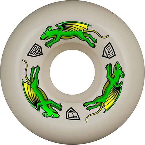 Miniatura 69 de Ruedas de patineta Powell Peralta Dragon Formula 88A, A2, 54mm x 39mm 88A A2 Asimétrico