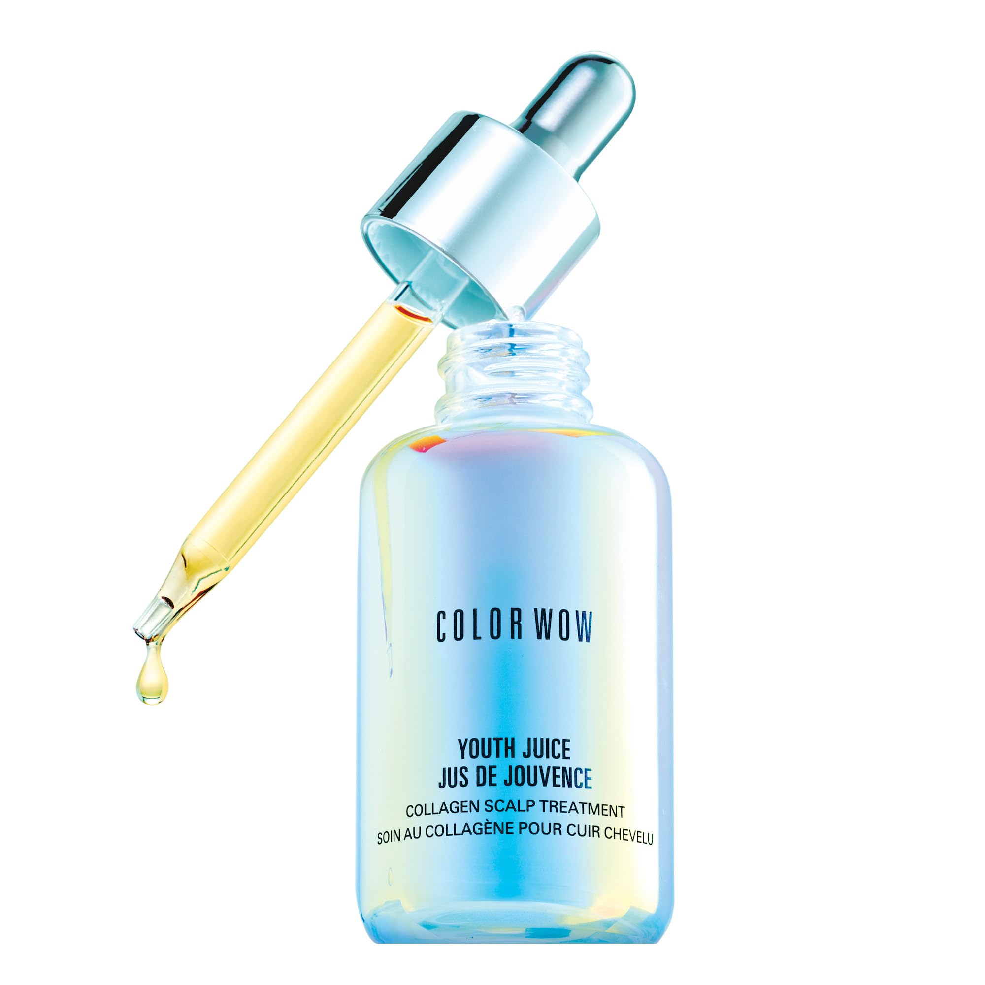 Color Wow Youth Juice Collagen Scalp Treatment, Kopfhautserum mit Kollagen, Haarwachstum Serum stärkt das Haar, spendet Feuchtigkeit, für kräftiges Haar, 50ml