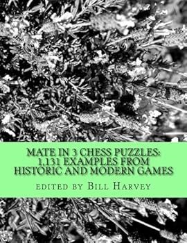 Paperback Mate in 3 Chess Puzzles: 1131 Examples from Historic and Modern Games Book