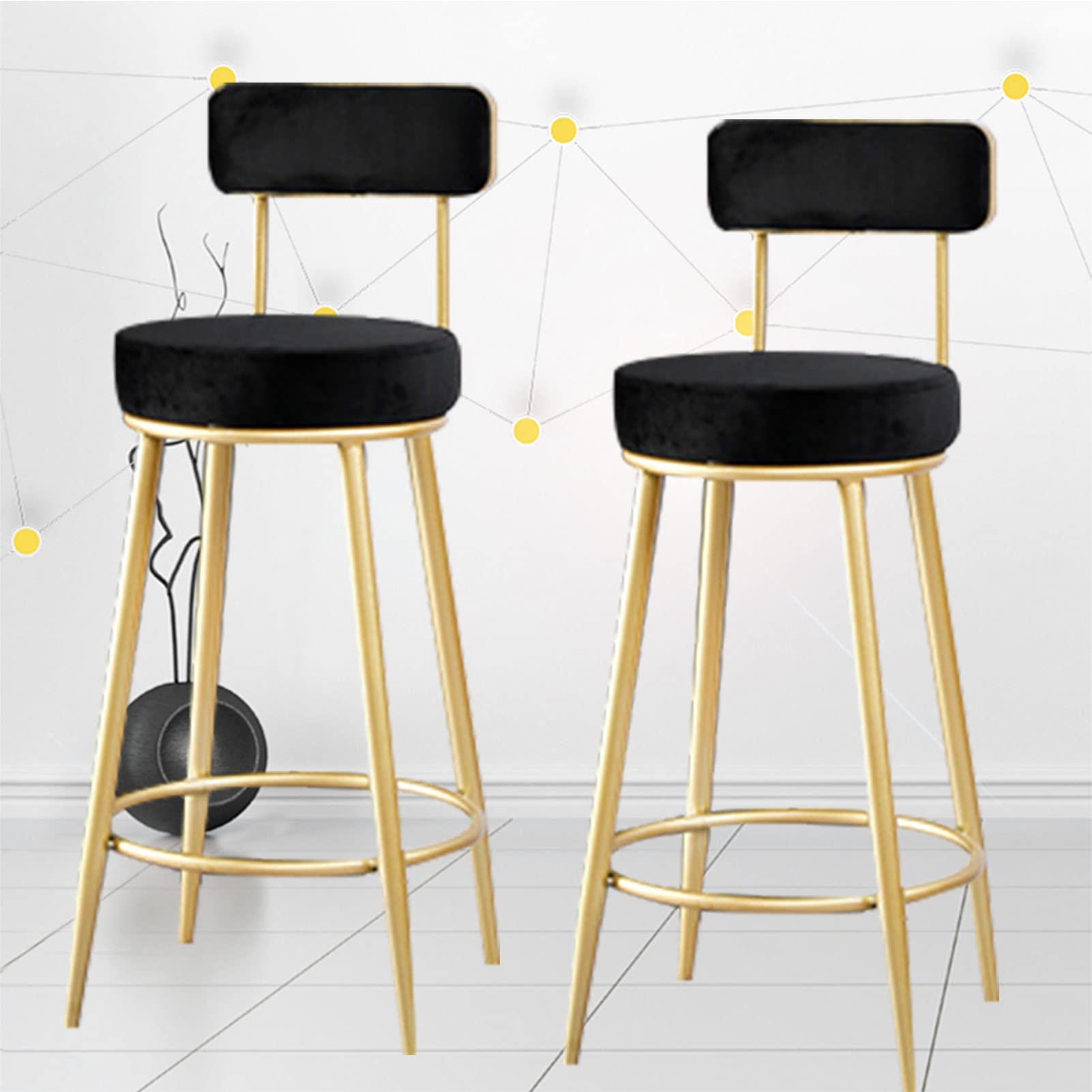 Chaise haute cuisine lot de 2 pour des moments conviviaux au comptoir