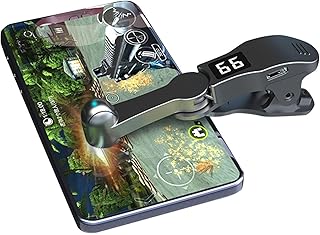 Cliqueur Automatique pour Smartphone, Appareil Automatique De Taps Rapides pour Doigts, Équipement Continu De pour Smartphone Aide Aux Jeux Tâches Vidéos Et Likes Lives