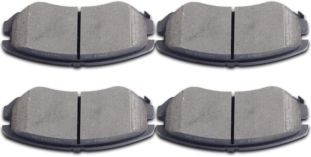 LSAILON [D924] Front Ceramic Disc Brake Pads Set For Hyundai Elantra Sonata Tiburon Tucson For Kia Magentis Optima Soul Sportage [4PCS]